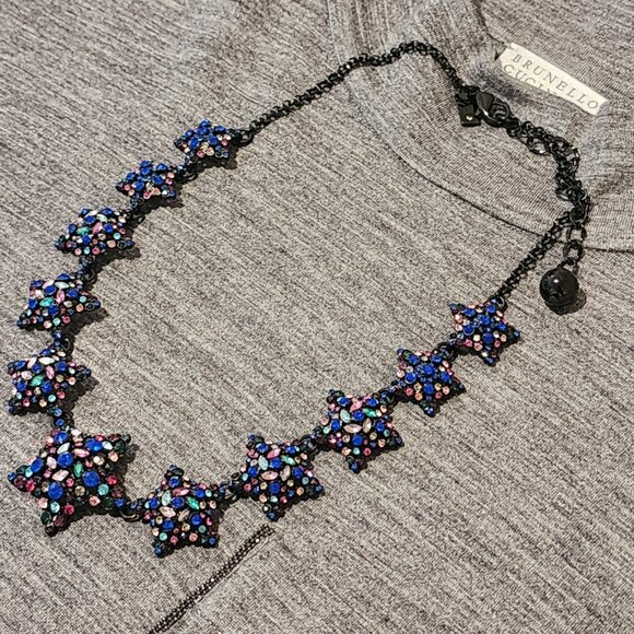 Brand New!! KATE SPADE NY: Bright Star| Multicolor Stones|Crystals|Black Metal - Picture 12 of 13